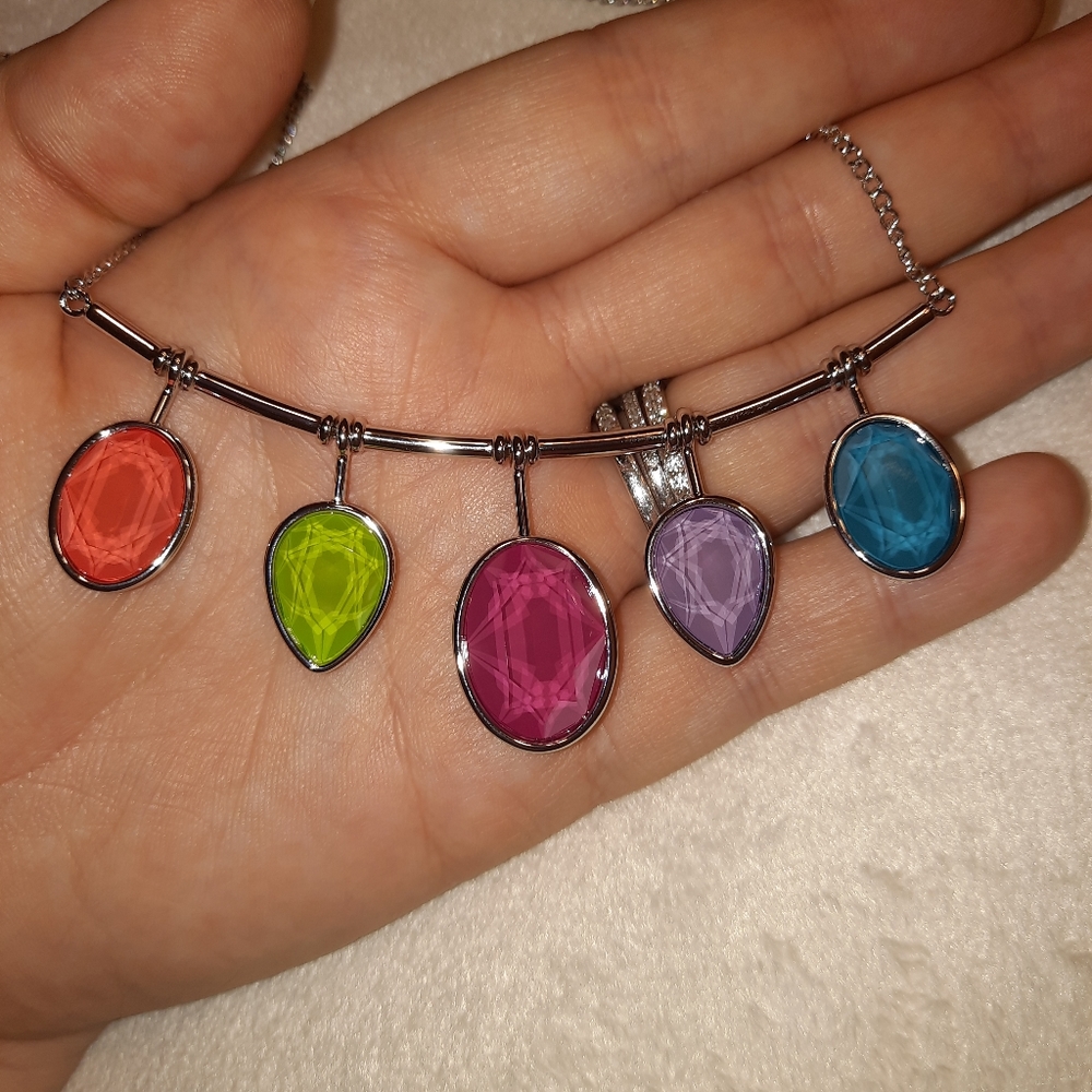 Touchstone Crystal Swarovski Good Times Necklace - Picture 4 of 9
